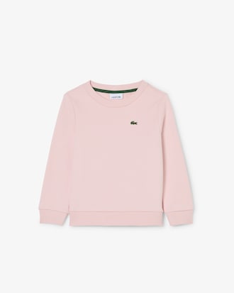 Sweatshirt aus Fleece mit Rundhalsausschnitt
