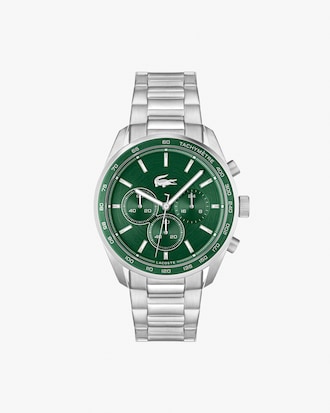 Boston Chronograph aus Edelstahl
