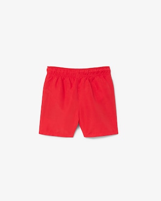 Einfarbige Badehose mit Futter