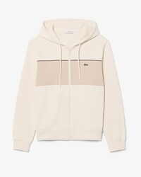 Hoodie mit Rei&szlig;verschluss und Colorblock-Design