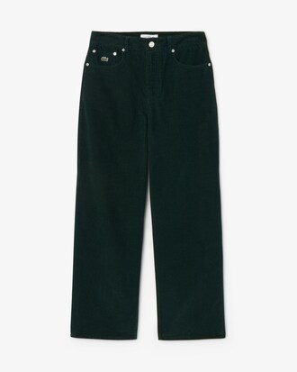 Weite Hose aus Cord