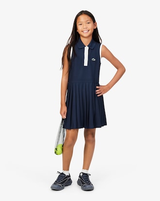 &Auml;rmelloses Kleid aus Petit Piqu&eacute;