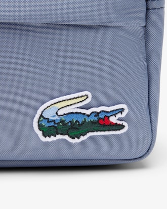 Kosmetiktasche mit Krokodil und Landschaft