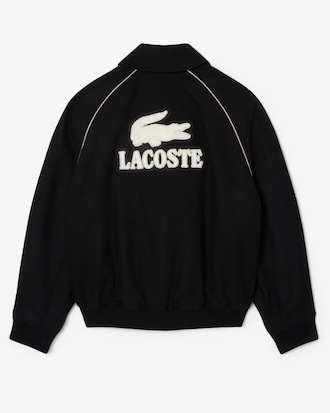 Collegejacke aus Wolle mit Akzent-Badge