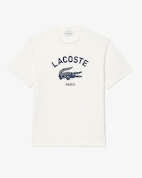T-Shirt aus Baumwolle mit Signatur-Print