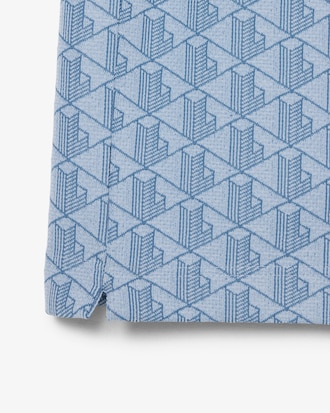 Classic Fit-Polohemd mit Monogramm aus Jacquard