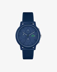 LACOSTE 12.12 Chronograph aus blauem Silikon