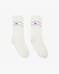 Socken aus gerippter Baumwolle