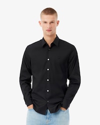 Slim Fit-Hemd aus Stretch-Popeline