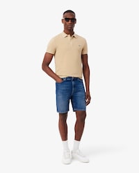 Straight Fit-Bermudashorts aus Denim