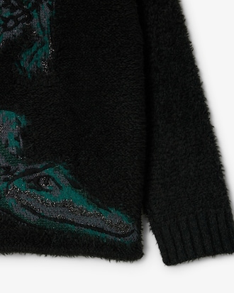 Pullover Runway aus Jacquard mit Krokodil