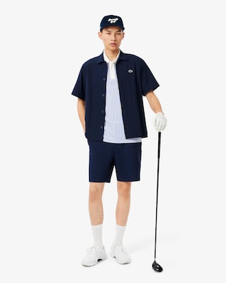 Bestickte Golf-Cap aus Cord