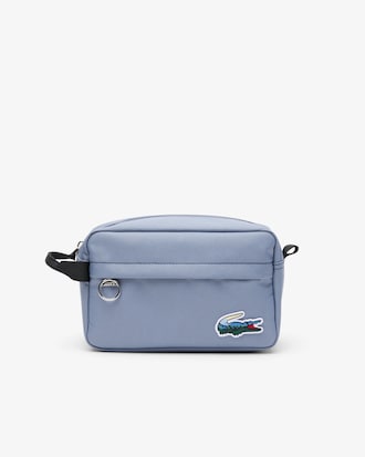 Kosmetiktasche mit Krokodil und Landschaft