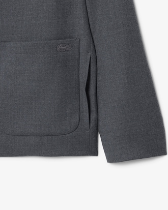 Pure Wool Zipped Jacket