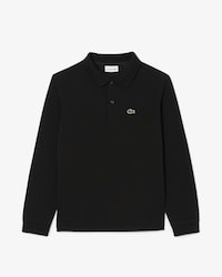 Polohemd aus Petit Piqué mit langen Ärmeln
