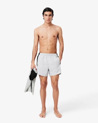 Badehose mit Colorblock-Design