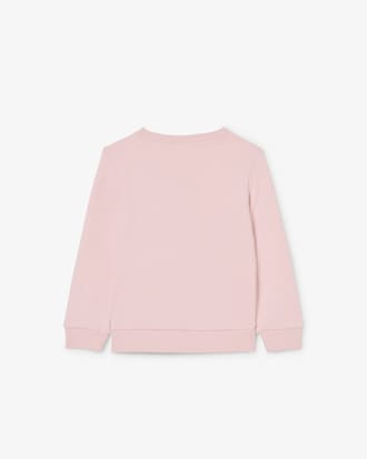 Sweatshirt aus Fleece mit Rundhalsausschnitt