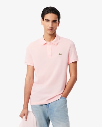 Slim Fit-Polohemd L.12.12 aus Piqu&eacute;