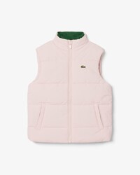 Ärmellose Daunenjacke aus Taft