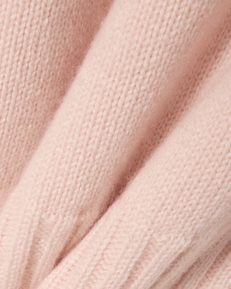 Pullover aus Kaschmir mit 3D-Strick und Polokragen