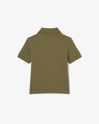 Polohemd aus Piqu&eacute; mit Colorblock-Design