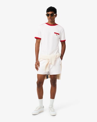 Baumwolle-T-Shirt mit Taschendetail Archive Re-edition