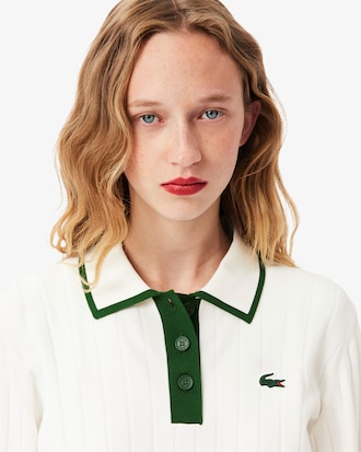 Golf-Pullover mit Polokragen und kurzen Ärmeln