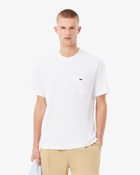 Baumwoll-T-Shirt mit Brusttasche