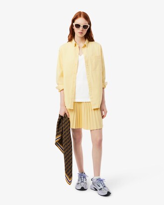 Relaxed Fit-T-Shirt aus weicher Baumwolle mit V-Ausschnitt