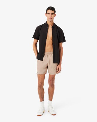 Halblange Badehose mit Colorblock-Design