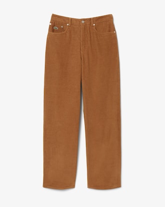 Weite Hose aus Cord