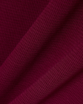 Loungewear-T-Shirt aus Baumwolle mit Waffelstruktur
