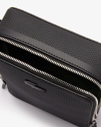 Schultertasche Chantaco aus Piqu&eacute;-Leder