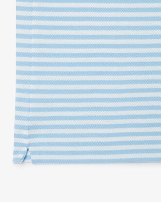 Classic Fit-Polohemd L.12.12 aus Petit Piqu&eacute; mit Streifen