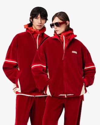 Runway Velours-Trainingsjacke