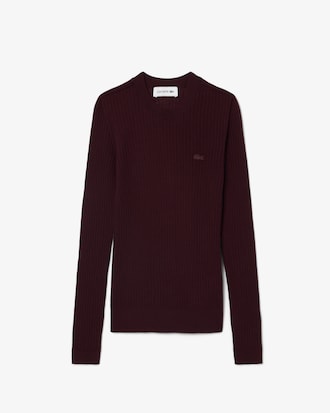 Pullover aus Merinowolle mit 3D-Strick