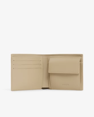 Mittelgro&szlig;e Brieftasche Nomogramme aus Leder