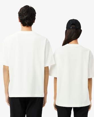 Loose Fit-T-Shirt aus schwerem Jersey