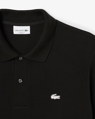 Classic Fit-Polohemd aus Piqué mit Strassdetails