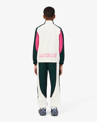 Sport-Trainingsanzug mit Colorblock-Design