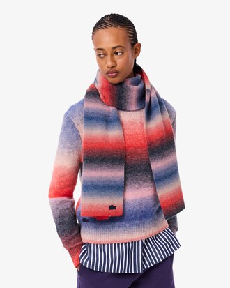 Schal mit Ombré-Effekt aus Wollmischgewebe