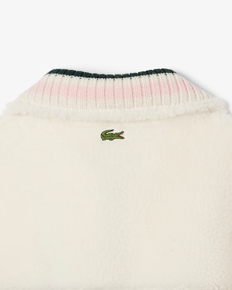 &Uuml;bergro&szlig;es Sweatshirt aus Fleece mit hohem Kragen