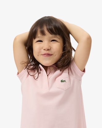 Polokleid aus Piqu&eacute;