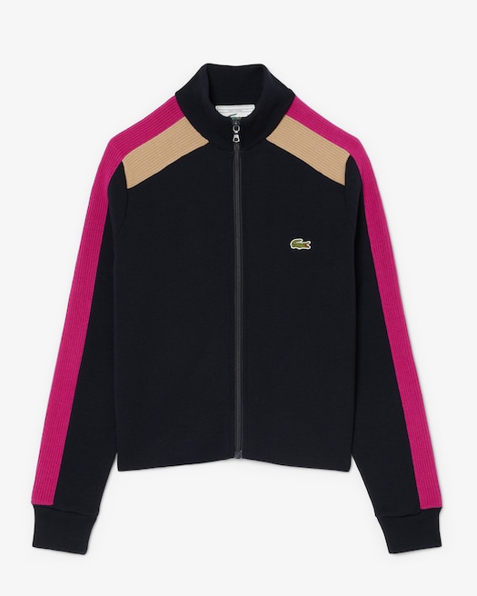 Marineblau / Beige / Fuchsia