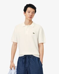 Classic Fit-Polohemd aus Strick