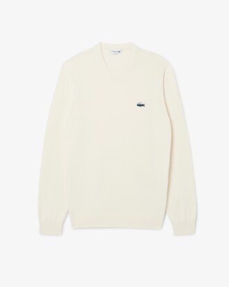 Pullover aus Baumwolle mit Krokodil und Landschaftsmotiv
