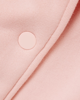 Bomberjacke aus Fleece mit gesticktem Badge