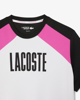 Sport-T-Shirt mit Colorblock-Design