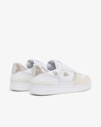 Damen-Sneakers T-Clip Set aus Leder