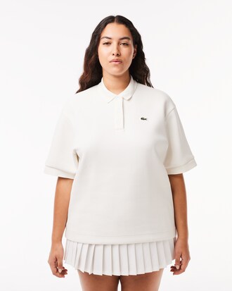 Oversized-Polohemd aus Piqué
